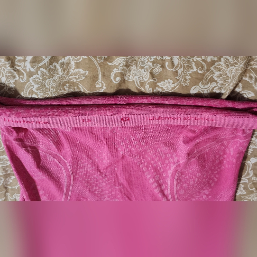Lululemon Swiftly Tech Racerback Tank Top Pink Size 12 - Picture 6 of 7